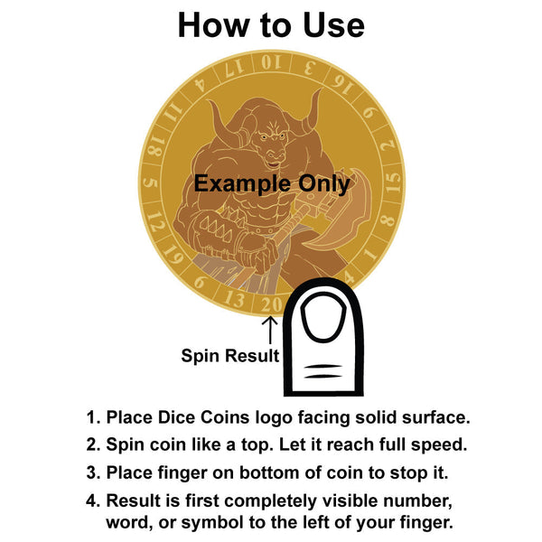 Load image into Gallery viewer, Dice Coins Directional
